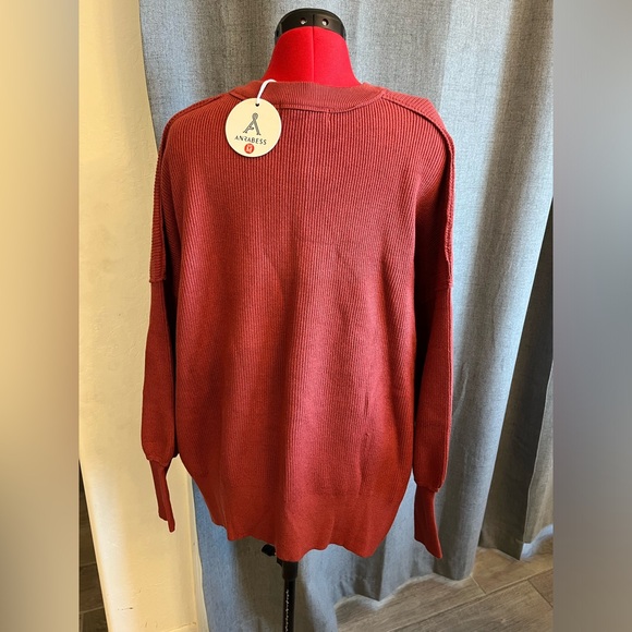 NWT ANRABESS Women Crewneck Batwing Sleeve - Size: Medium - Picture 9 of 9